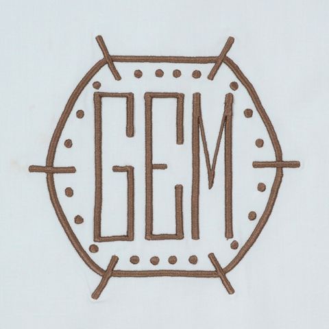 洋書 Monograms and Antique Linens Monograms | Leontine Linens